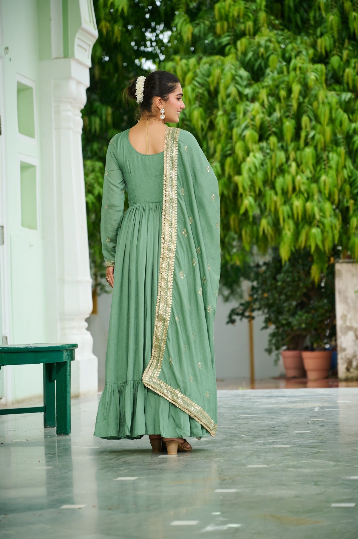 Robe vert sauge