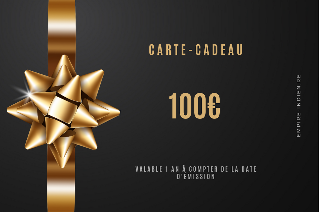 Carte-cadeau de L'Empire Indien