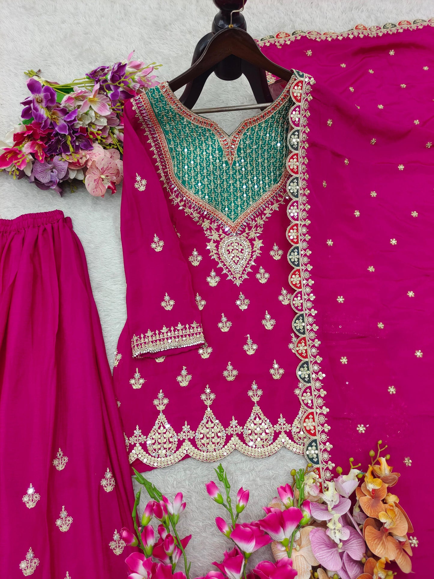Ensemble palazzo rose