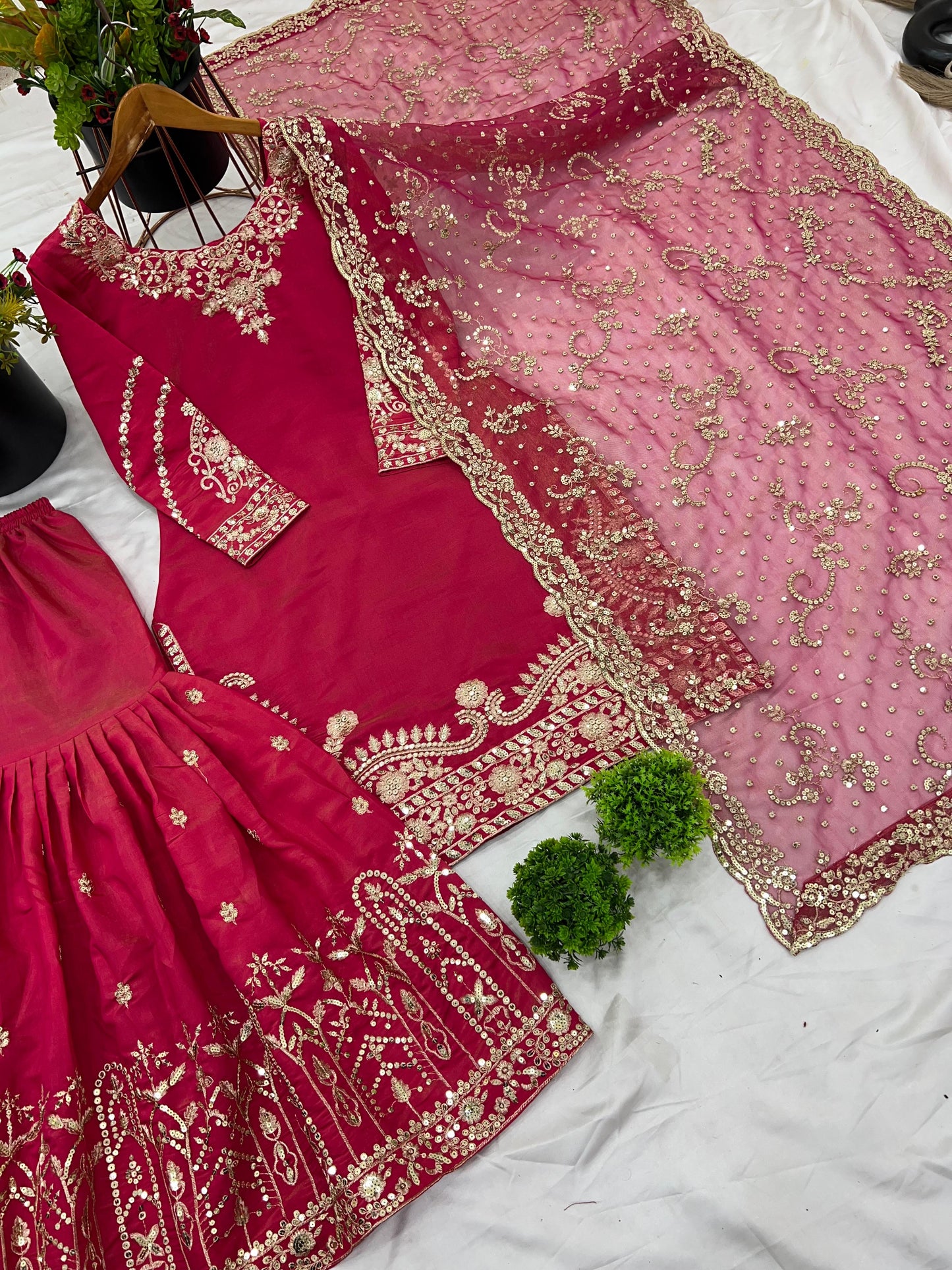 Ensemble palazzo rose & doré