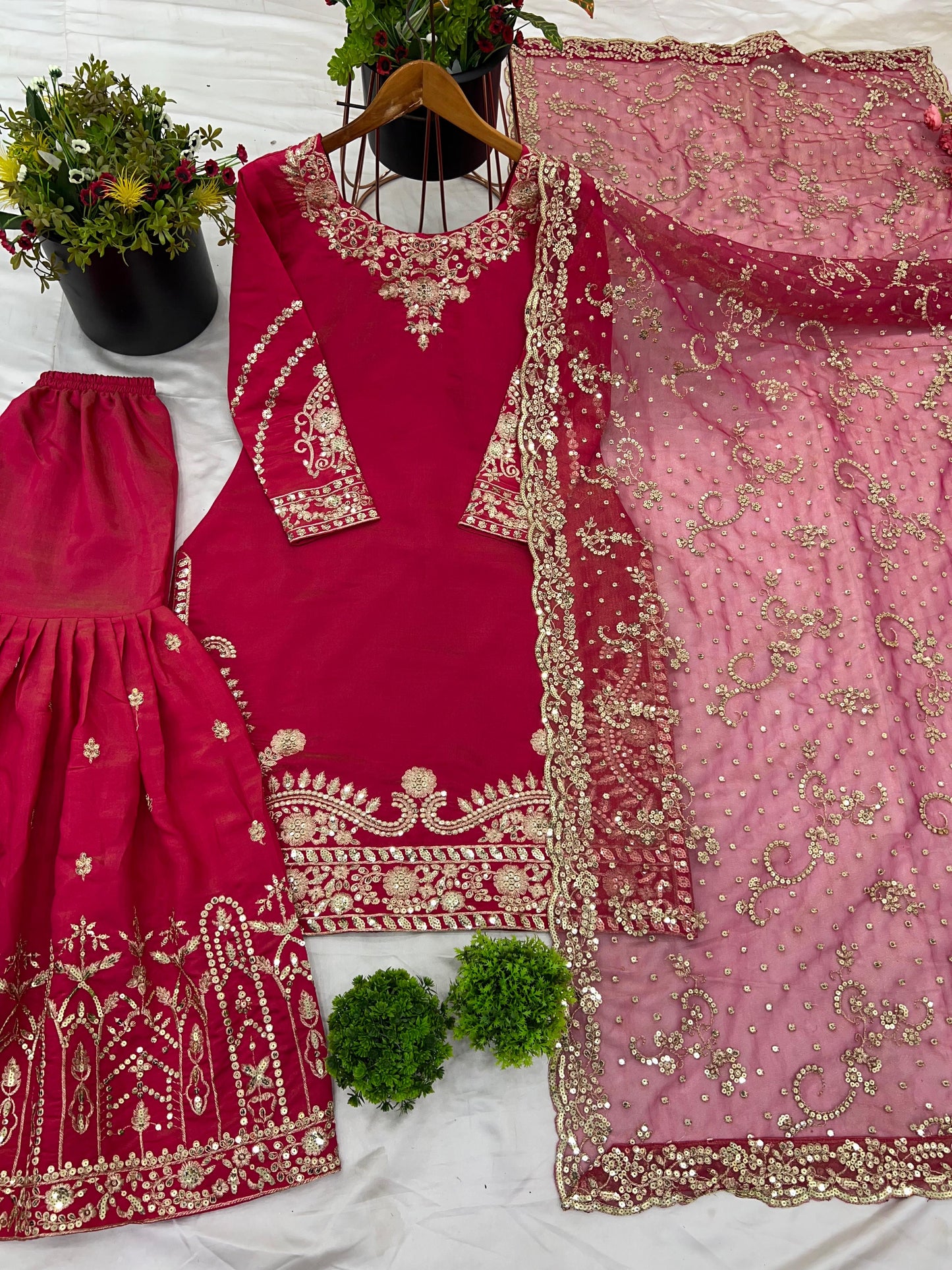 Ensemble palazzo rose & doré