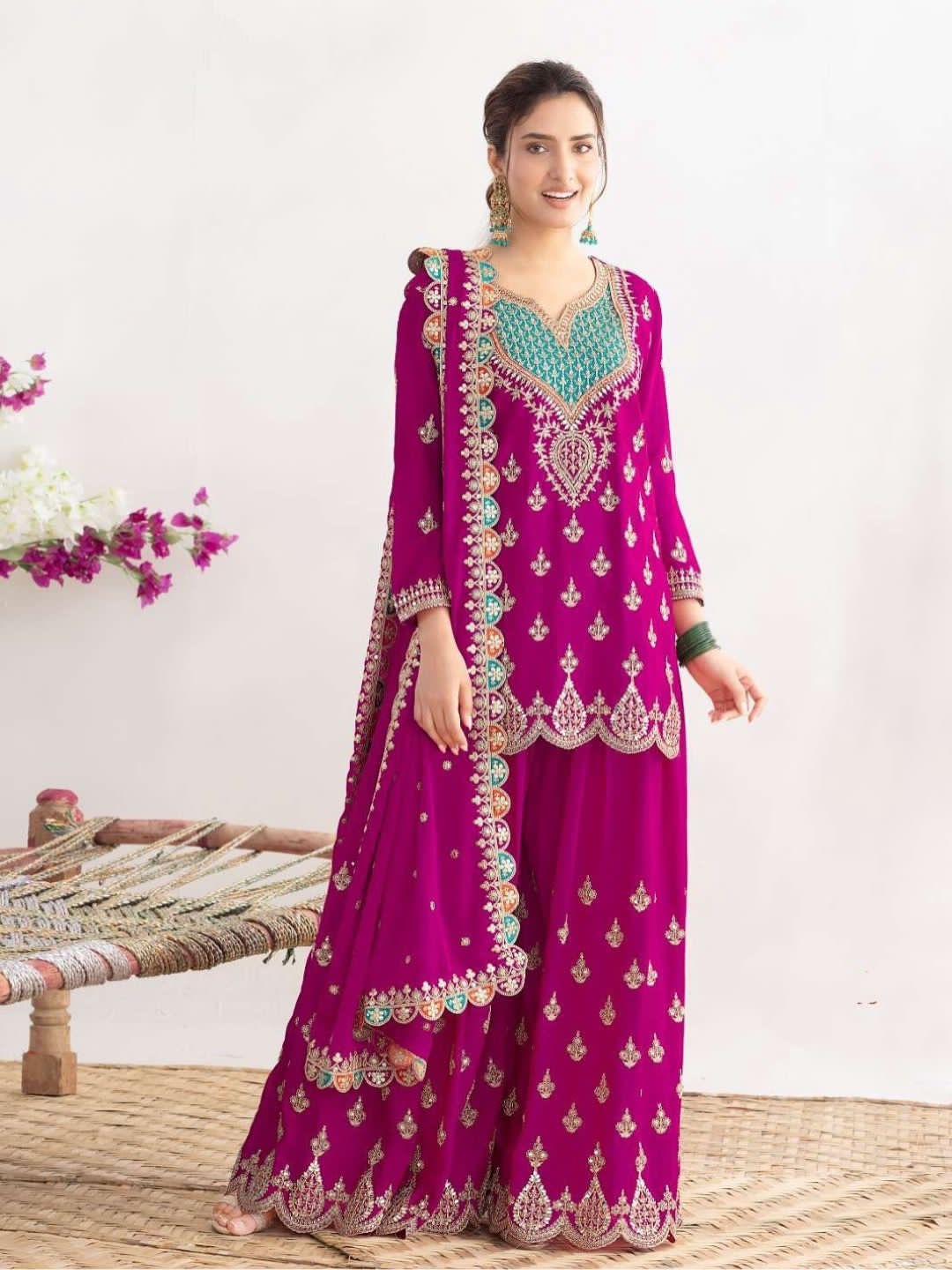Ensemble palazzo rose