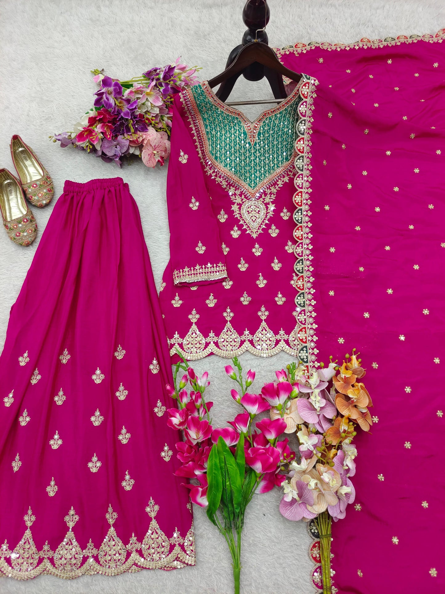 Ensemble palazzo rose