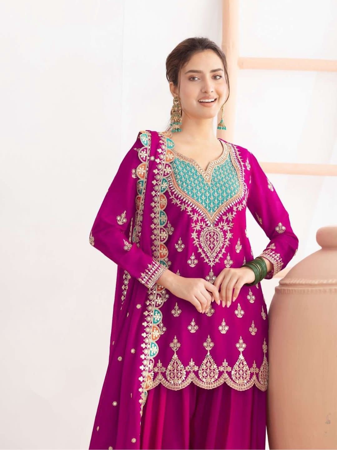 Ensemble palazzo rose